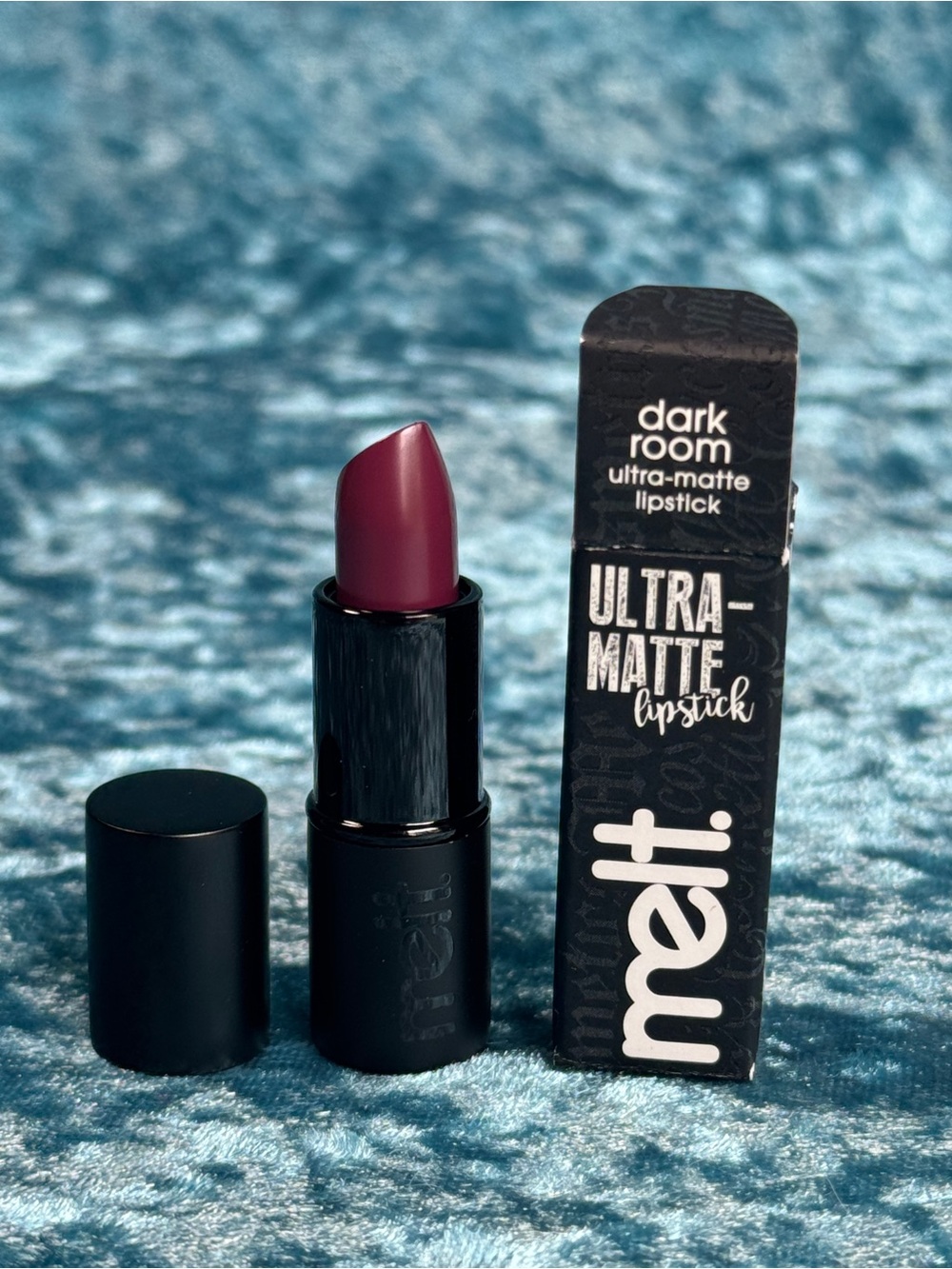 Melt Cosmetics Ultra-Matte Lipstick — Dark Room (Deep Berry Plum)
